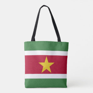 Suriname Flag Tote Bag