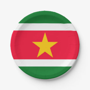 Suriname Paper Plate
