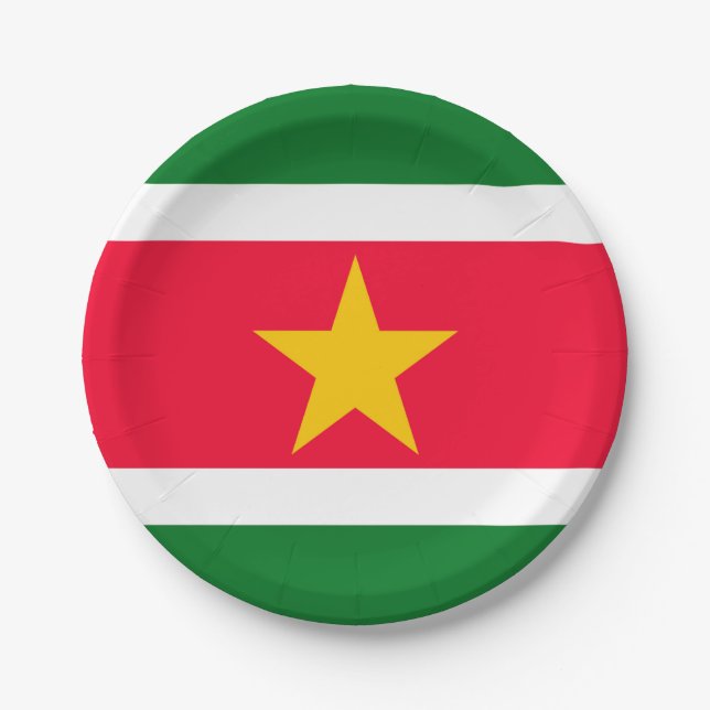 Suriname Paper Plate (Front)