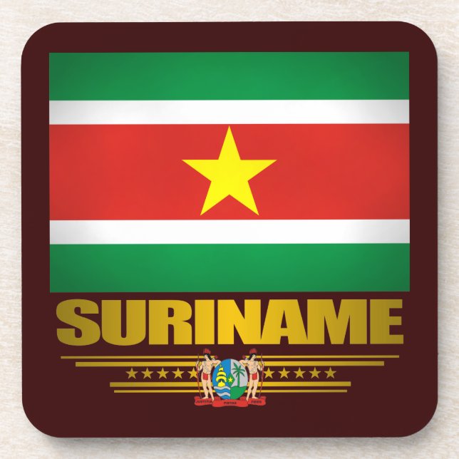 "Suriname Pride" Coasters (Front)