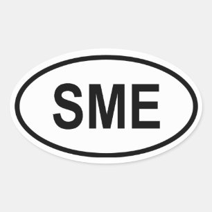 Suriname "SME" Oval Sticker