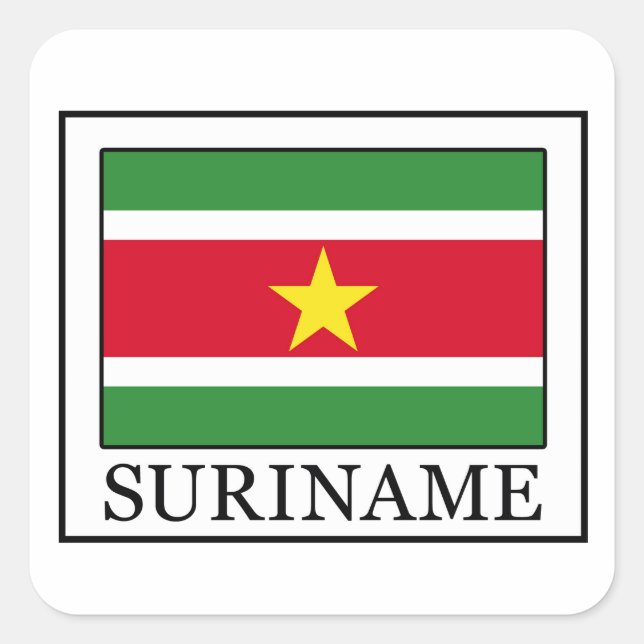 Suriname sticker (Front)