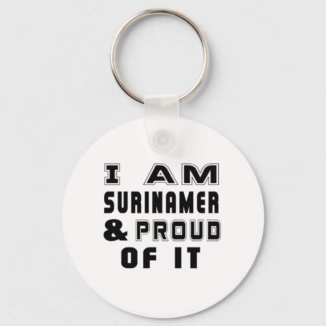 SURINAMER DESIGNS KEYCHAIN (Front)