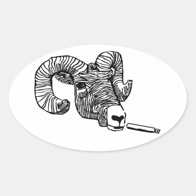 Surly Bighorn Oval Sticker (Front)