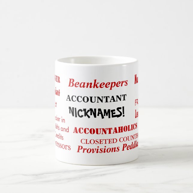 Surnoms comptables Mug (Centre)