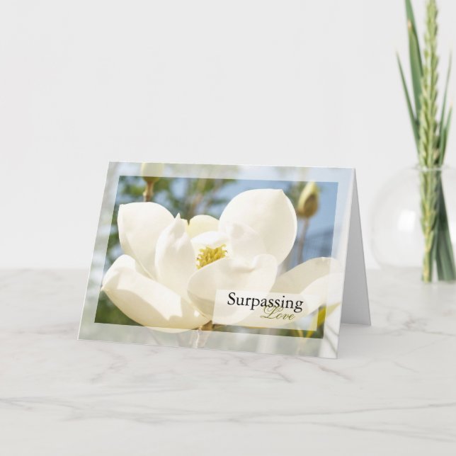 Surpassing Love, Greeting Card (Front)