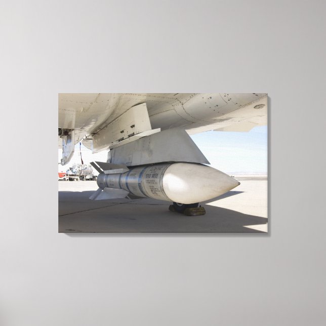 Surplus Navy Phoenix missiles Canvas Print (Front)