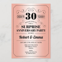 Surprise 30th Anniversary Party - Coral