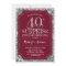 Surprise 40th Wedding Anniversary - Red Silver