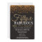 Surprise 50th Birthday Fifty and Fabulous Gold