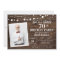 Surprise 60th Birthday Invitation Rustic Wood