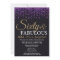 Surprise 60th Birthday Purple and Gold Glitter