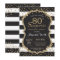 Surprise 80th Birthday Invitation. Gold Glitter