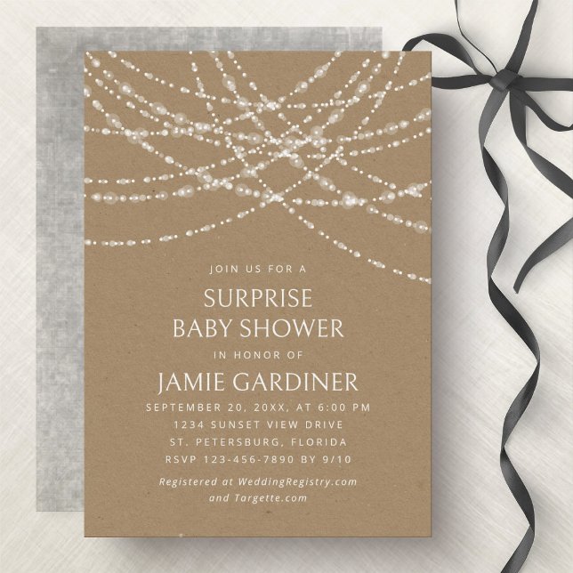 Surprise Baby Shower Gender Neutral Invitation (Creator Uploaded)