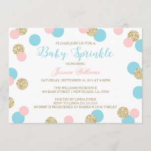 Surprise Baby Sprinkle Invitations