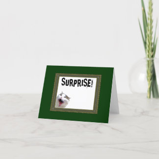 SURPRISE BIRTHDAY Card