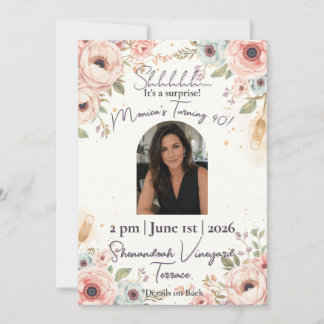 Surprise Birthday Invite