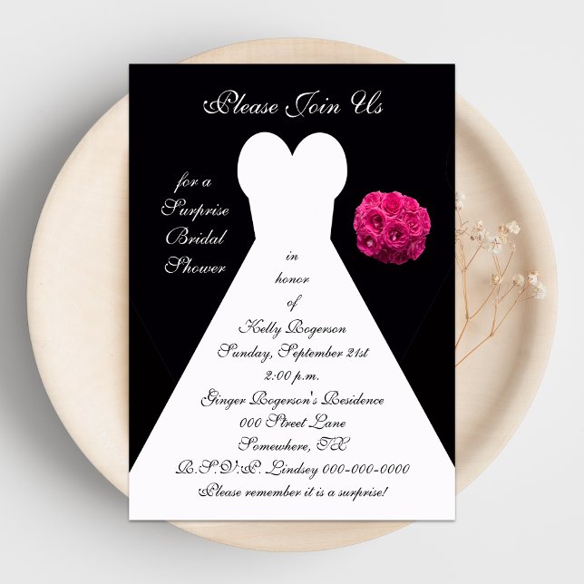 SURPRISE Bridal Shower Invitation (Creator Uploaded)
