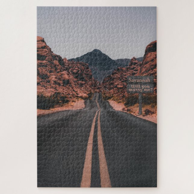 Surprise Canyon Road Marriage Proposition Puzzle (Vertical)