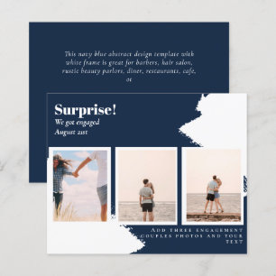 SURPRISE! Engagement Announcement PHOTO COLLAGE