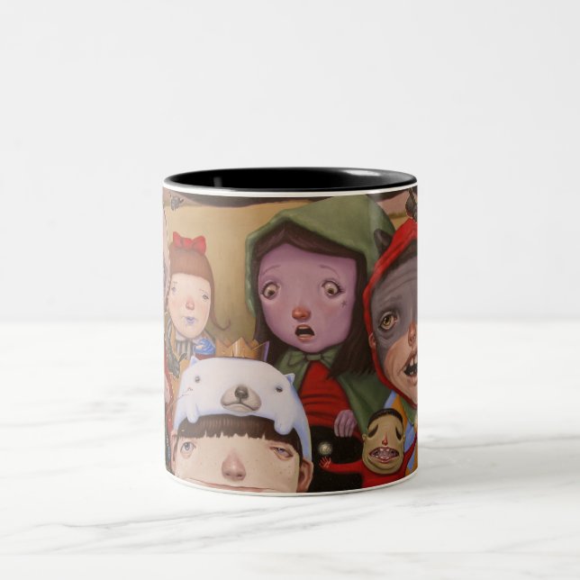 Surprise Guest Two-Tone Coffee Mug (Center)