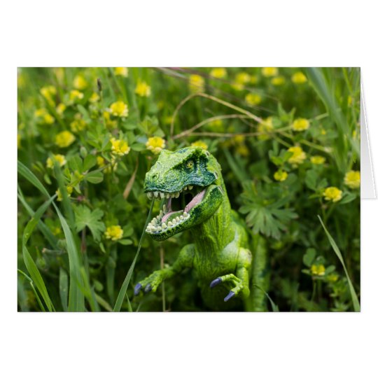 Surprise Happy Dinosaur Card