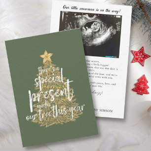 Surprise Holiday Pregnancy Announcement Message