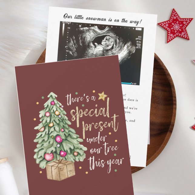 Surprise Holiday Pregnancy Announcement Message (Creator Uploaded)