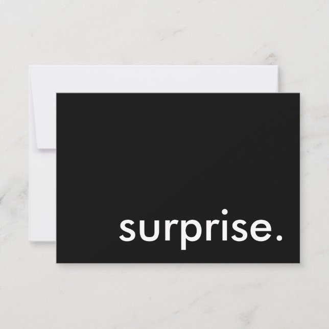surprise. invitation (Front)