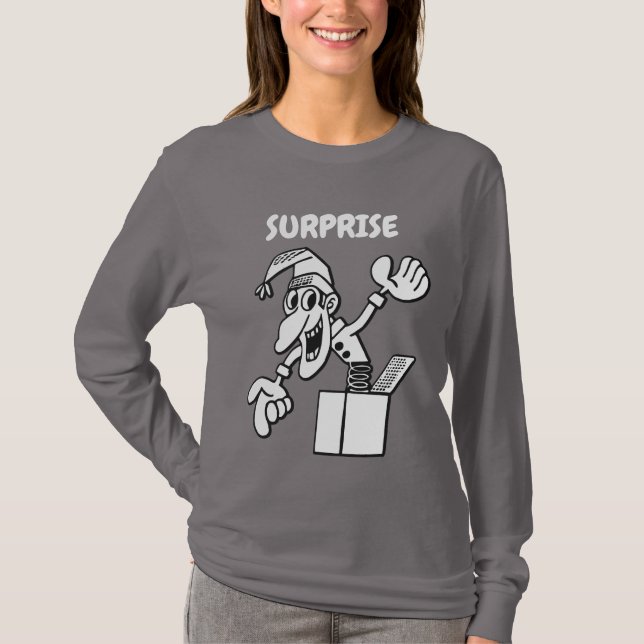 SURPRISE jack in the box T-shirt (Front)