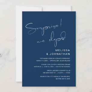 Surprise, nous nous sommes enfuis, Invitation de f