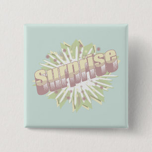 Surprise onomatopoeia explosion 2 inch square button
