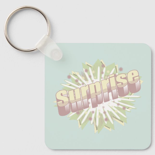 Surprise onomatopoeia explosion keychain (Front)