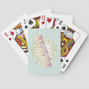 Surprise onomatopoeia explosion playing cards