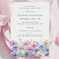 SURPRISE PARTY 18th September Birth Month Flower
