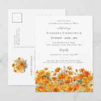 SURPRISE PARTY 40th Birthday October Birth Flower