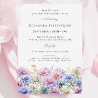 SURPRISE PARTY 70th September Birth Month Flower