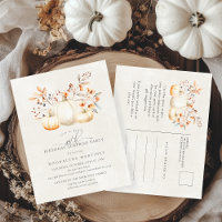 SURPRISE PARTY 85th White Pumpkin Fall Leaves
