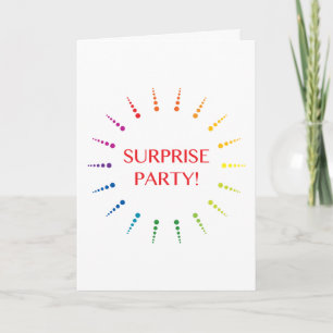 surprise party invitation