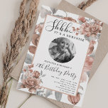 SURPRISE Photo 70th Birthday Bloom Rose Gold Invitation<br><div class="desc">An elegant "70th Birthday" party invitation design with personalized photo,  modern typography and a Garden in Bloom background.</div>