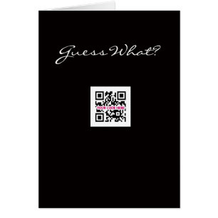 Surprise!  QR code card
