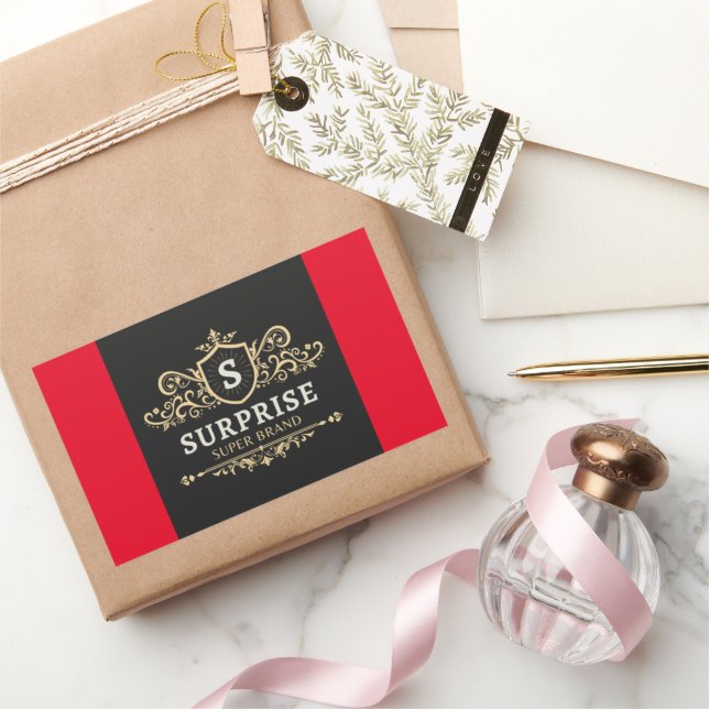 surprise super brand luxury wedding party modern l sticker (Gifting)