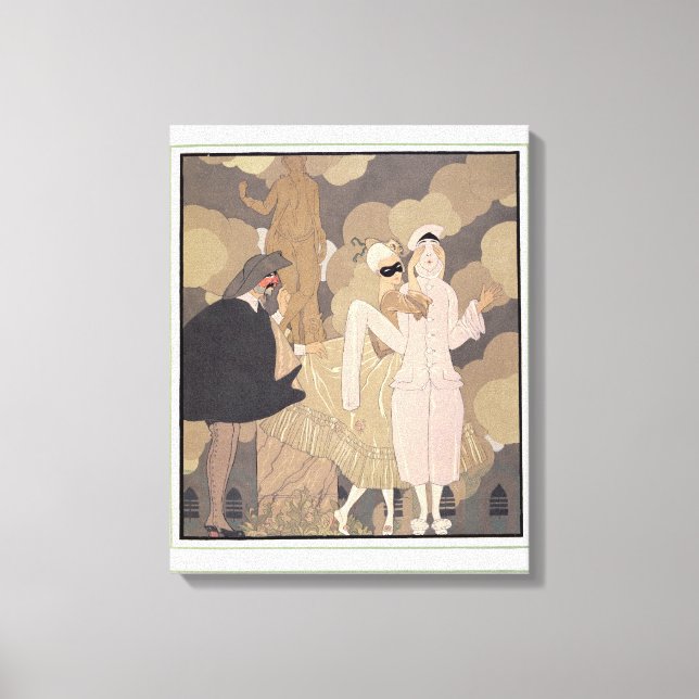 Surprise (w/c on paper) canvas print (Front)
