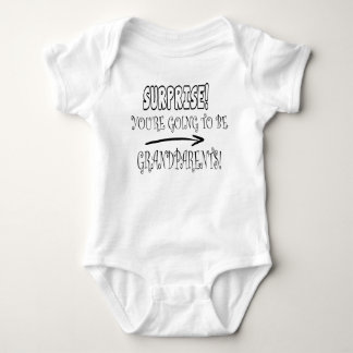 SURPRISE YOU'RE GONNA  GRANDPARENTS PREGNANCY  BABY BODYSUIT
