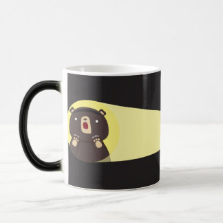 Surprised Bear Night Discovery Magic Mug