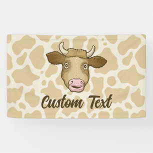 Surprised Cow Banner