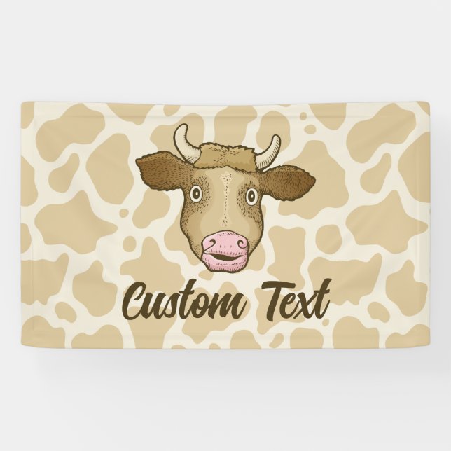 Surprised Cow Banner (Horizontal)