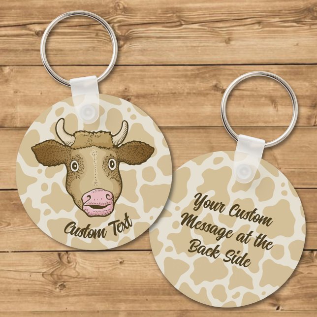 Surprised Cow Keychain (Creator Uploaded)