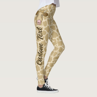 Surprised Cow Leggings