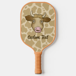 Surprised Cow Pickleball Paddle